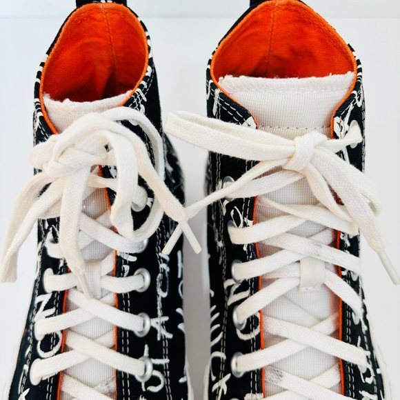 Converse Men's 9 Not a Chuck 70 HI UNT1TL3D Black White Platform Sneakers - Picture 9 of 16